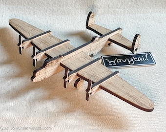 AVRO Lancaster Wooden Model Airplane