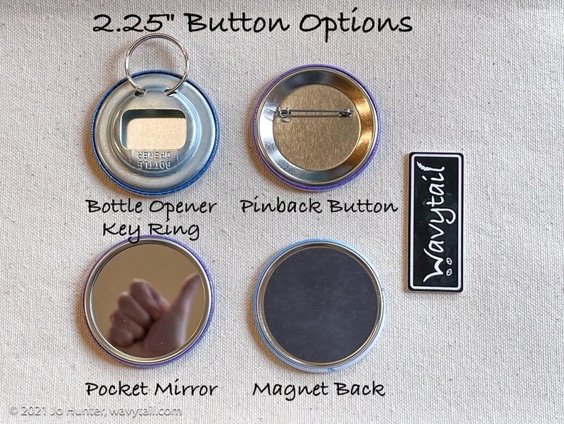 Parachuting 2.25 ButtonOpenerMirrorMagnet