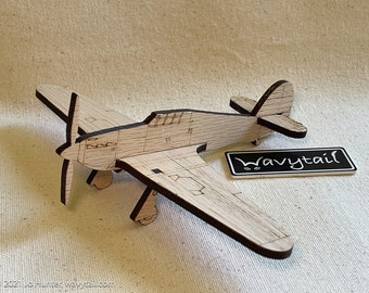 Hawker Hurricane Wooden Model Airplane