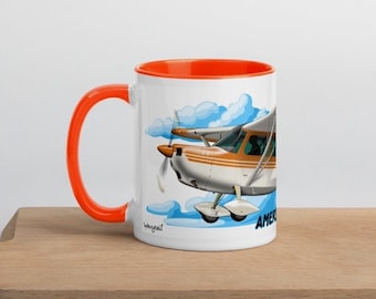 Citabria Airplane Mug with Color Inside