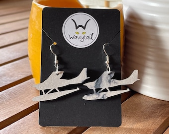 Seaplane / Floatplane Dangly Earrings