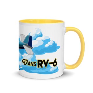 Vans RV-6 Airplane Mug with Color Inside