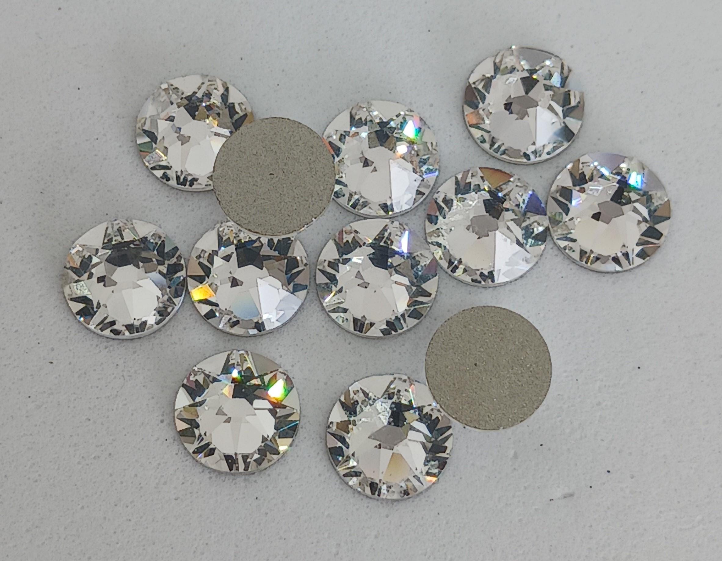 12 Swarovski Art 2088 Ss30 Xirius Rose Flat Crystal 6.5mm Foiled