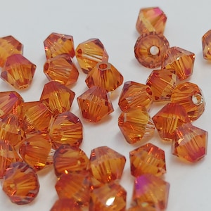 36 Swarovski art 5328 5mm Astral Pink Xilion Bead Glass Rhinestones A5-B