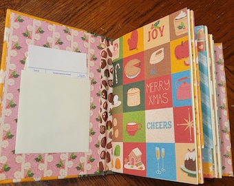 Upcyled Christmas Junk Journal - Candy Christmas