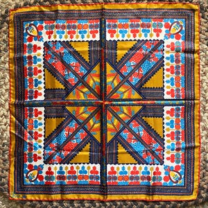 Vintage 60s Mid Century Scarves by Vera Neumann Polyester Scarf Made in Japan