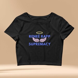 Reneé Rapp Cropped Shirt Renee Rapp Merch Mean Girls Gift Idea Renee Rapp T Shirt Minimalist Snow Angel Graphic Baby Tee
