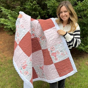 Baby Blanket | Bridesmaid Dress Baby Quilt | Wedding Dress Baby Quilt | Upcycled Memory Quilt