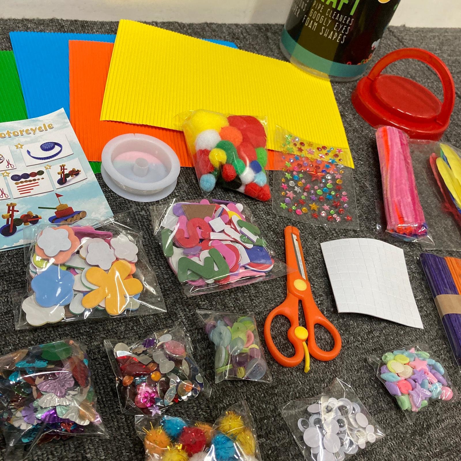 Mega Kids Crafts and Art Supplies Jar Kit 550 Piece Set Etsy