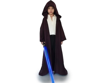 Jedi robe for kids, Jedi robe, Halloween baby costume, Baby Jedi cosplay, Baby jedi costume