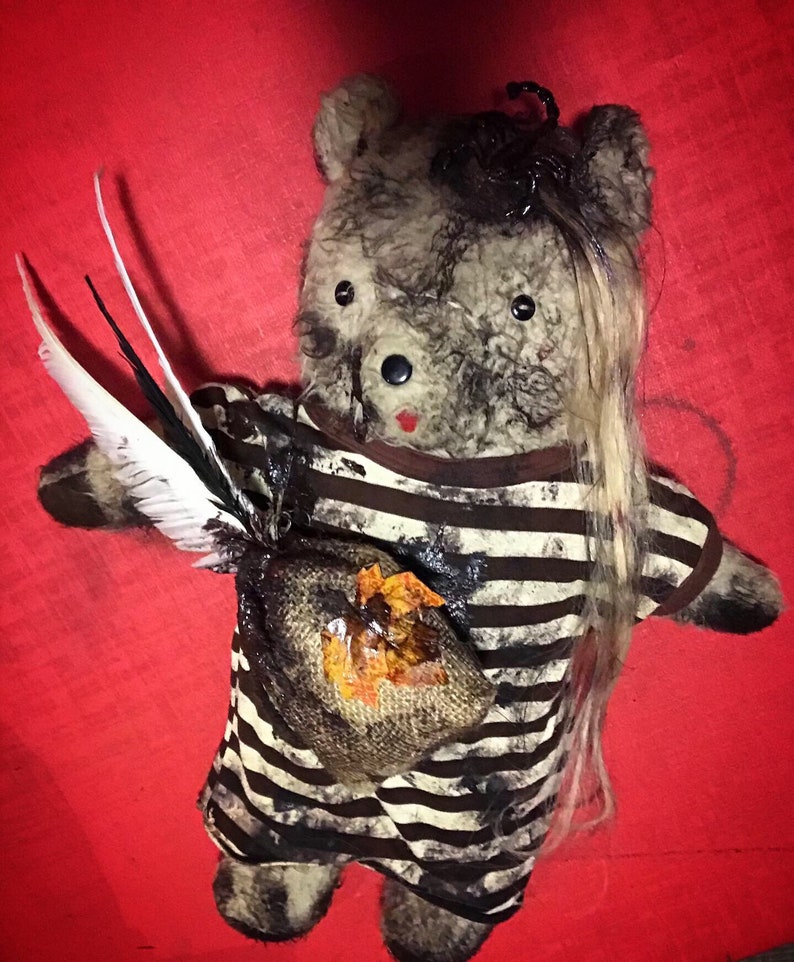 black magic teddy bear
