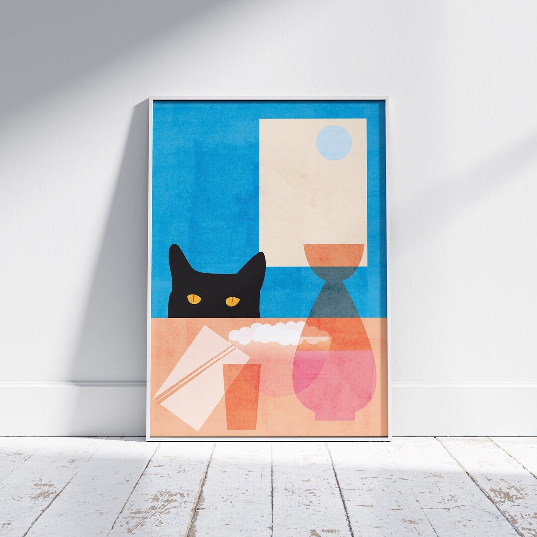 Henri Matisse Poster "Katze Mit Rotem Fisch", Kunstdruck Auf
