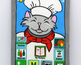 Refillable Cat Toy, Chef Cell Phone
