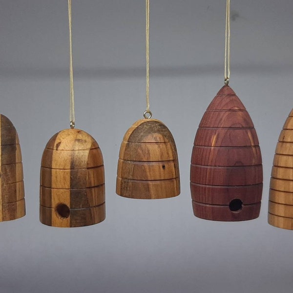 Unique Handmade Bee Skep Ornaments