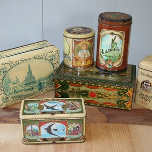 Dutch Tins SET / Dosen aus den Niederlanden / Sammlerstücke, vintage und neu
