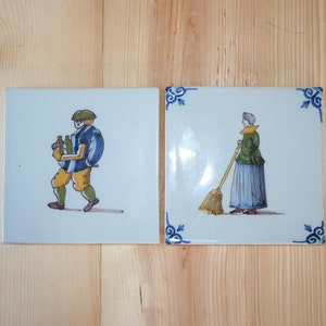 MAKKUM Royal Tichelaar Tiles / Polychrome, Handmade in Makkum, the Netherlands.