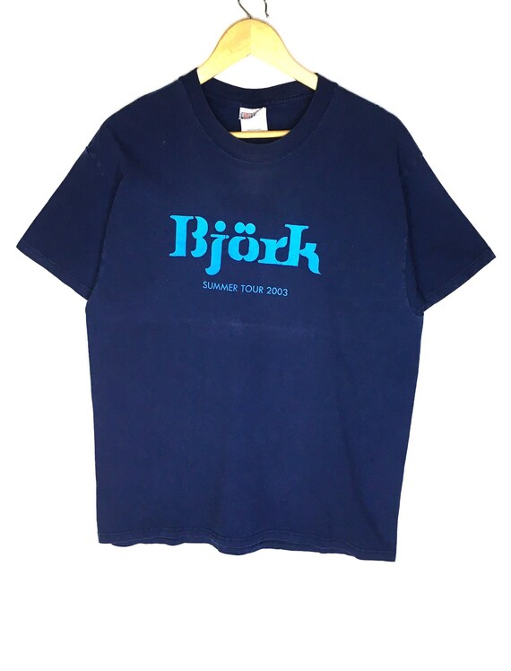 Rare Design Vintage Singer Bjork Tour T-shirt 2000