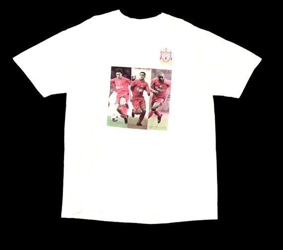 Rare Design Vintage Team Football Liverpool T-shir