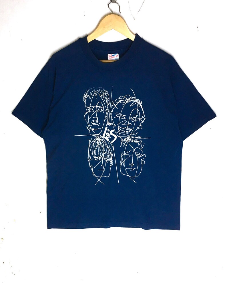 Rare Design Vintage Rock Band UK The La/'s T-shirt 1990s