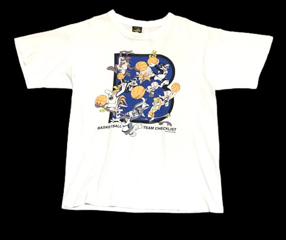 Rare Design Vintage Movie Space Jam T-shirt 1996s
