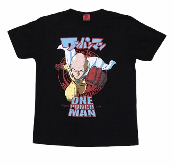 Rare Design Vintage Anime Manga One Punch Man T-sh