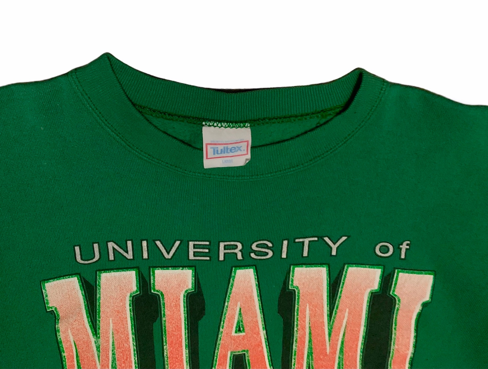 Rare Design Vintage University Of Miami Sweatshirt 1990s | Etsy
