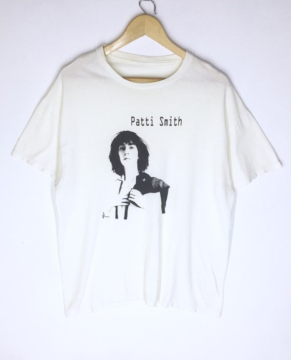 Rare Design Vintage American Singer Patti Smith T-
