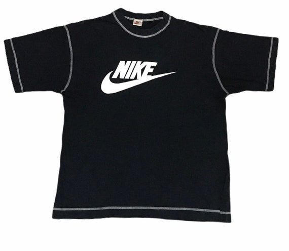 Rare Design Vintage Brand Nike Swoosh T-shirt 1990
