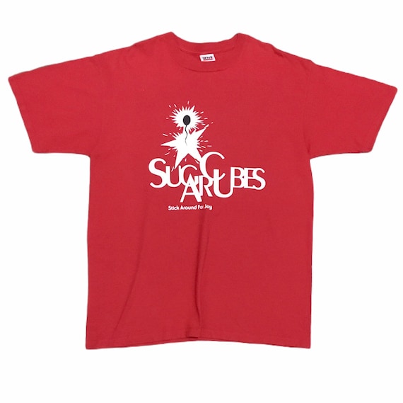 Rare Design Vintage Band Sugarcubes Bjork T-shirt