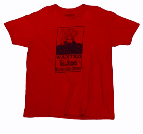 Rare Design Vintage Anime Trigun T-shirt 2000s