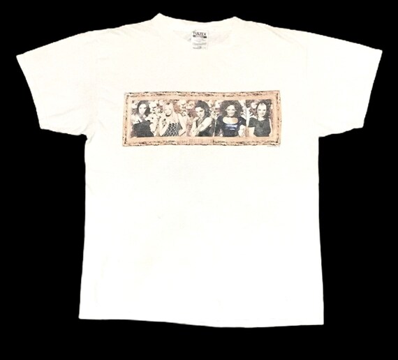 Rare Design Vintage Band Spice Girls T-shirt 1998s