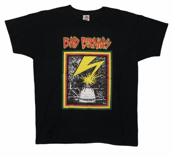 Rare Design Vintage Rock Band Bad Brains T-shirt 2