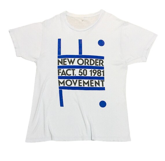 Rare Design Vintage Band Rock New Order T-shirt 20