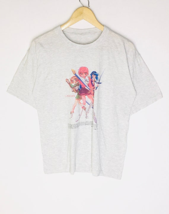 Rare Design Vintage Anime Cartoon Magic Knight T-s
