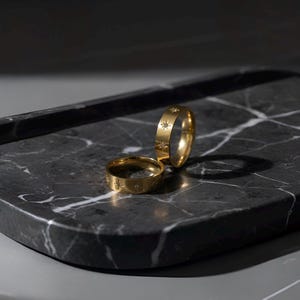 18k vergulde Starburst-ring, Starburst-ring, kristallen bandring, statementring, gouden ring, bandring | Achtervolgers: