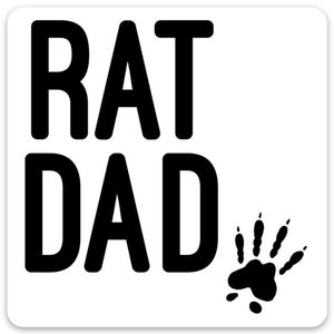Rat Dad 3&quot; Sticker