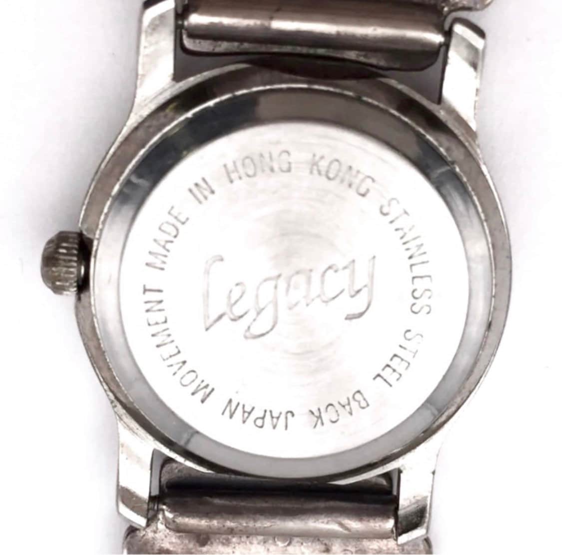Signed - Joe Degalrito & May Willie, Navajo. Vntg Sterling Watch Band / Bracelet Signed - Joe Degalrito & May Willie, Navajo. Vintage  main image 2