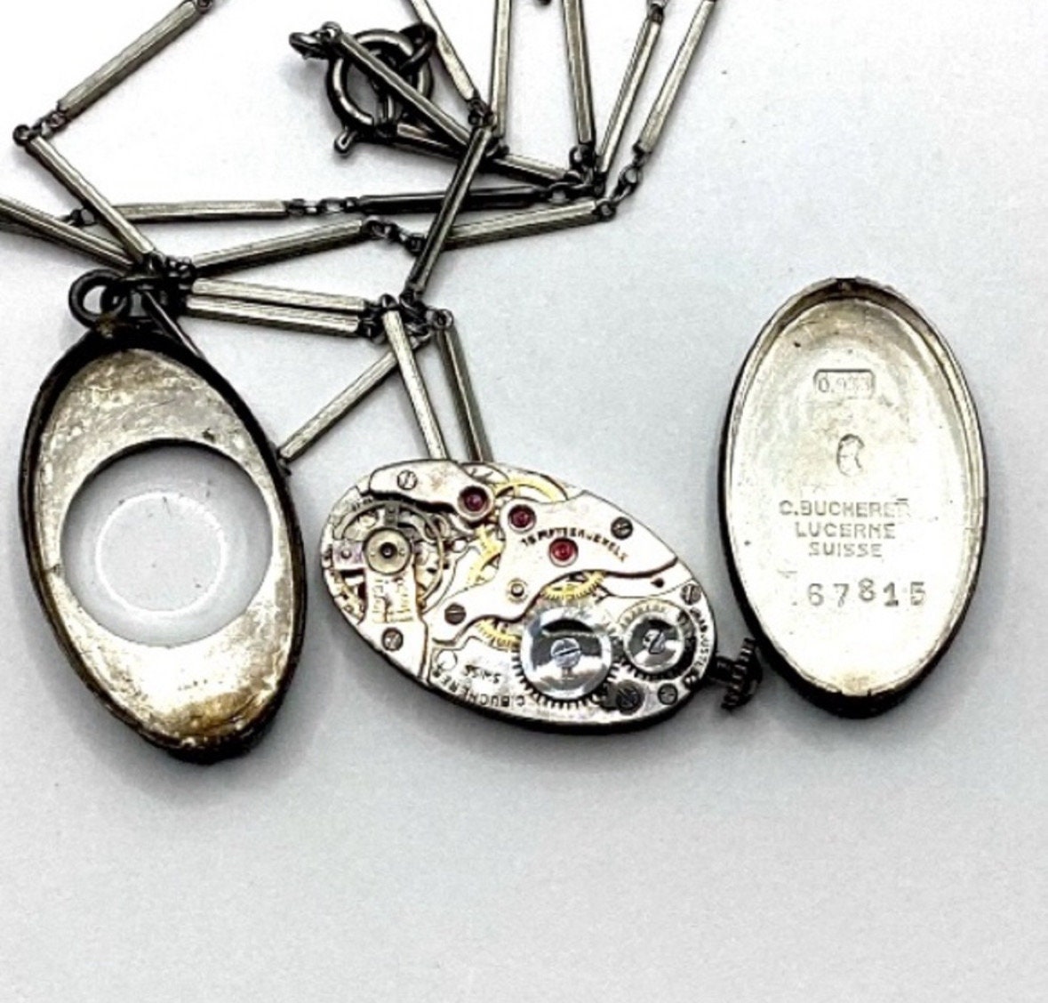 SALE Antique C. Bucherer Lucerne Suisse .955 Silver 15J Guilloche Watch Pendant il_fullxfull.6075139127_aqyi.jpg main image 3
