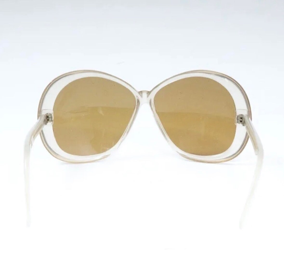Vintage French 1980s Soft Champagne Tone Translucent Bubble  display picture 1