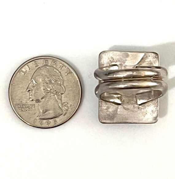 Signed - Wayne Panteah, Zuni Vintage Onyx Sterlin… - image 4