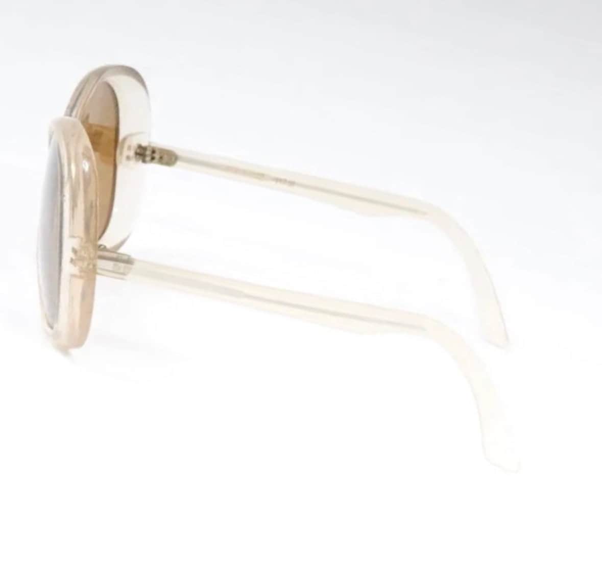Vintage French 1980s Soft Champagne Tone Translucent Bubble  display picture 2
