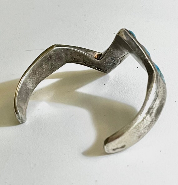 Zuni Vintage Sterling Silver “Turquoise Mountain”… - image 3