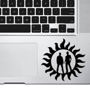 Supernatural Sam and Dean Decal, Supernatural vinyl decals, Supernatural stickers, macbook decal, wall sticker, car decal, iphone decal