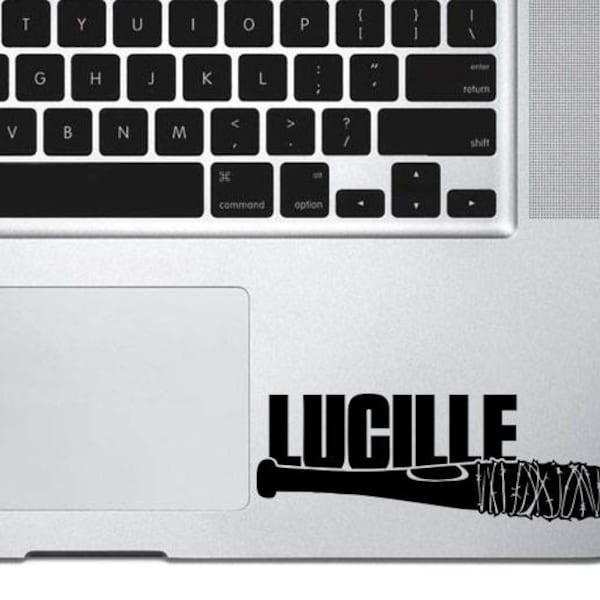 The Walking Dead Lucille decal,The Walking Dead decal,laptop decal, vinyl decals, macbook decal, wall sticker, car decal, macbook sticker