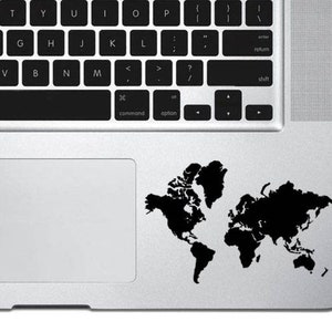 World Map Decal , World Map Sticker, Adventure decal, Travel decal, Car decal, Laptop decal, Macbook decal, Wall decal, Vinyl sticker