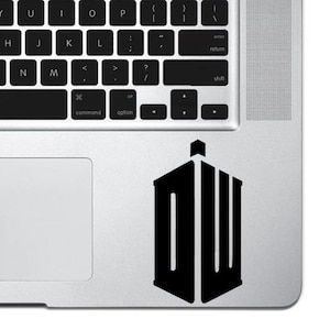 Doctor Who Decal Sticker, DW decal, Doctor Who Stickers, Macbook Stickers, Doctor Who Decal, Car decal, Iphone decal