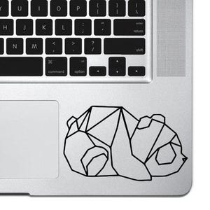 Geometrical Panda Vinyl Decal, Panda decal, Panda Sticker, Laptop Decal, Car Sticker,Panda Bear Decal, Graphic Art Decal,Geometric Animals
