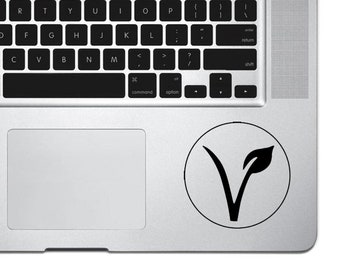 Vegan Decal,Vinyl sticker,Vegan decal, Vegeterian Decal,macbook decal, wall sticker, car decal, iphone decal,Vegan Circle