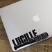 The Walking Dead Lucille Decal,the Walking Dead Decal,laptop Decal ...