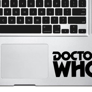 Doctor Who Vinyl Decal, Laptop Stickers, Doctor Who Stickers, MacBook Stickers, Doctor Who Decal, Car decal, iPhone decal image 1